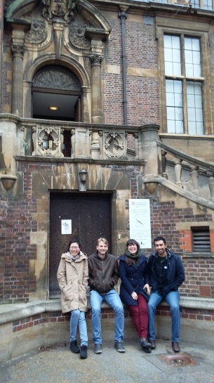 The Hoelzel lab visit Cambridge University